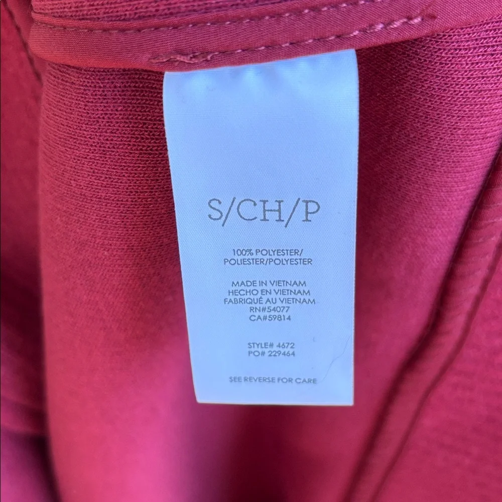 CAbi Deep Red Trench Coat - Picture 5 of 6